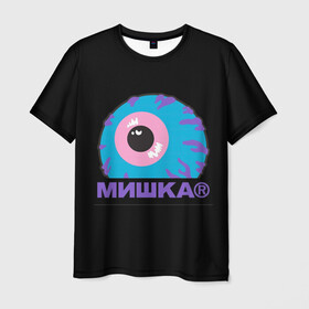 Мужская футболка 3D с принтом Mishka NYC в Санкт-Петербурге, 100% полиэфир | прямой крой, круглый вырез горловины, длина до линии бедер | addict | keep watch | mishka | mishkanyc | nyc | ski patrol crewneck | tessa violet | бренд | мишка | стритвер | тесса виолет | уличная мода | урбан стаил