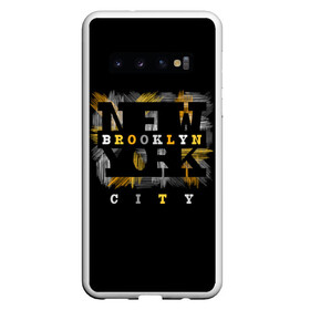 Чехол для Samsung Galaxy S10 с принтом New York City в Санкт-Петербурге, Силикон | Область печати: задняя сторона чехла, без боковых панелей | Тематика изображения на принте: art | background | brooklyn | city | drawing | fashion | font | graphics | illustration | lifestyle | new york | text | бруклин | город | графика | жизни | иллюстрация | искусство | мода | нью йорк | рисунок | стиль | текст | фон | шрифт