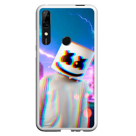 Чехол для Honor P Smart Z с принтом Marshmello Glitch в Санкт-Петербурге, Силикон | Область печати: задняя сторона чехла, без боковых панелей | Тематика изображения на принте: christopher | comstock | dj | dotcom | fortnite | friends | glitch | marshmallow | marshmello | usa | глитч | диджей | друзья | зефир | комсток | крис | мармелад | маршмэллоу | молнии | музыка | продюсер | сша | фортнайт | хаус | электро