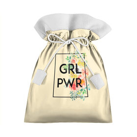 Подарочный 3D мешок с принтом Girl power в Санкт-Петербурге, 100% полиэстер | Размер: 29*39 см | 8 марта | feminism | girl power | like a girl | venus | весна | женщины | международный женский день | подарок | феминизм