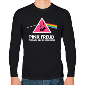 Мужской лонгслив хлопок с принтом Pink Freud в Санкт-Петербурге, 100% хлопок |  | pink freud | sigmund freud | зигмунд фрейд | фрейд