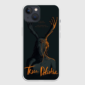 Чехол для iPhone 13 с принтом True Detective в Санкт-Петербурге,  |  | carcosa | true detective | каркоса | криминал | мистика | настоящий детектив | раст коул | религия | ритуал | рога | символ | эзотерика