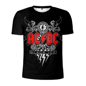 Мужская футболка 3D спортивная с принтом AC/DC в Санкт-Петербурге, 100% полиэстер с улучшенными характеристиками | приталенный силуэт, круглая горловина, широкие плечи, сужается к линии бедра | ac dc | acdc | группы | метал | музыка | рок | хард рок | эйси диси | эйсидиси