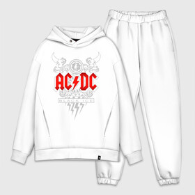Мужской костюм хлопок OVERSIZE с принтом AC DC в Санкт-Петербурге,  |  | ac dc | acdc | группы | метал | музыка | рок | хард рок | эйси диси | эйсидиси