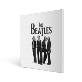 Холст квадратный с принтом The Beatles в Санкт-Петербурге, 100% ПВХ |  | beatles | the beatles | битлз | битлс | битлы | группы | джон леннон | джордж харрисон | легенды | музыка | пол маккартни | ринго старр | рок