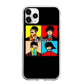 Чехол для iPhone 11 Pro Max матовый с принтом The Beatles в Санкт-Петербурге, Силикон |  | Тематика изображения на принте: beatles | the beatles | битлз | битлс | битлы | группы | джон леннон | джордж харрисон | легенды | музыка | пол маккартни | ринго старр | рок