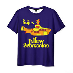 Мужская футболка 3D с принтом The Beatles. Yellow Submarine в Санкт-Петербурге, 100% полиэфир | прямой крой, круглый вырез горловины, длина до линии бедер | Тематика изображения на принте: beatles | the beatles | yellow submarine | битлз | битлс | битлы | группы | джон леннон | джордж харрисон | легенды | музыка | пол маккартни | ринго старр | рок
