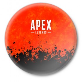 Значок с принтом APEX LEGENDS в Санкт-Петербурге,  металл | круглая форма, металлическая застежка в виде булавки | 
