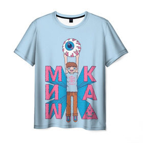 Мужская футболка 3D с принтом MISHKA NYC в Санкт-Петербурге, 100% полиэфир | прямой крой, круглый вырез горловины, длина до линии бедер | addict | keep watch | mishka | mishkanyc | nyc | ski patrol crewneck | tessa violet | бренд | мишка | стритвер | тесса виолет | уличная мода | урбан стаил