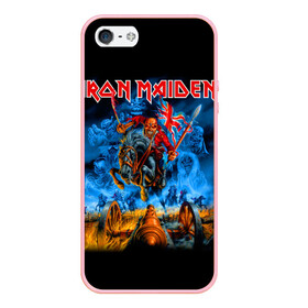 Чехол для iPhone 5/5S матовый с принтом Iron Maiden в Санкт-Петербурге, Силикон | Область печати: задняя сторона чехла, без боковых панелей | heavy metal | iron maiden | metal | айрон мейден | группы | метал | музыка | рок | хеви метал