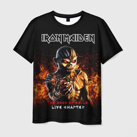 Мужская футболка 3D с принтом Iron Maiden в Санкт-Петербурге, 100% полиэфир | прямой крой, круглый вырез горловины, длина до линии бедер | heavy metal | iron maiden | metal | айрон мейден | группы | метал | музыка | рок | хеви метал