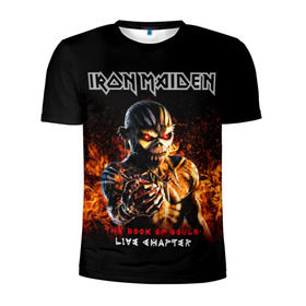 Мужская футболка 3D спортивная с принтом Iron Maiden в Санкт-Петербурге, 100% полиэстер с улучшенными характеристиками | приталенный силуэт, круглая горловина, широкие плечи, сужается к линии бедра | heavy metal | iron maiden | metal | айрон мейден | группы | метал | музыка | рок | хеви метал