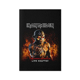 Обложка для паспорта матовая кожа с принтом Iron Maiden в Санкт-Петербурге, натуральная матовая кожа | размер 19,3 х 13,7 см; прозрачные пластиковые крепления | heavy metal | iron maiden | metal | айрон мейден | группы | метал | музыка | рок | хеви метал