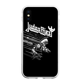 Чехол для iPhone XS Max матовый с принтом Judas Priest в Санкт-Петербурге, Силикон | Область печати: задняя сторона чехла, без боковых панелей | judas priest | metal | rock | группы | метал | музыка | рок | хард рок | хэви метал