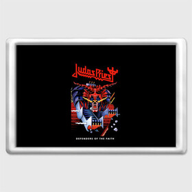 Магнит 45*70 с принтом Judas Priest в Санкт-Петербурге, Пластик | Размер: 78*52 мм; Размер печати: 70*45 | judas priest | metal | rock | группы | метал | музыка | рок | хард рок | хэви метал