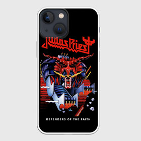 Чехол для iPhone 13 mini с принтом Judas Priest в Санкт-Петербурге,  |  | judas priest | metal | rock | группы | метал | музыка | рок | хард рок | хэви метал