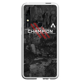 Чехол для Honor P Smart Z с принтом You Are The Champion в Санкт-Петербурге, Силикон | Область печати: задняя сторона чехла, без боковых панелей | Тематика изображения на принте: apex | apexlegends | battle | fall | legends | royale | titan | titanfall | апекс | битва | игра | игры | королевская | легенд | легендс | легенды | лого | меха | мехи | онлайн | роботы | символ | титанфол | шутер