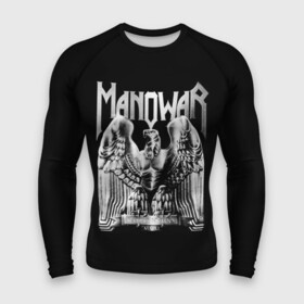 Мужской рашгард 3D с принтом Manowar в Санкт-Петербурге,  |  | heavy metal | manowar | power metal | группы | метал | музыка | пауэр метал | рок | хеви метал