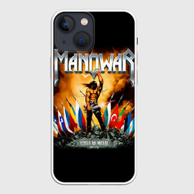 Чехол для iPhone 13 mini с принтом Manowar в Санкт-Петербурге,  |  | heavy metal | manowar | power metal | группы | метал | музыка | пауэр метал | рок | хеви метал