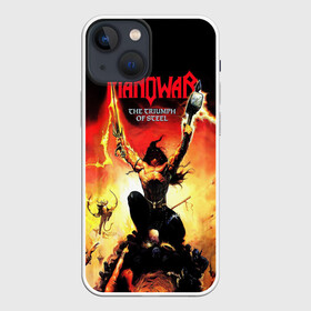 Чехол для iPhone 13 mini с принтом Manowar в Санкт-Петербурге,  |  | heavy metal | manowar | power metal | группы | метал | музыка | пауэр метал | рок | хеви метал