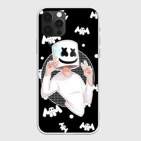 Чехол для iPhone 12 Pro с принтом Marshmello в Санкт-Петербурге, силикон | область печати: задняя сторона чехла, без боковых панелей | alone | beautiful now | disc | dj | jockey | marshmallow | американский | диджей | дискотека | маршмэллоу | продюсер