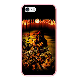 Чехол для iPhone 5/5S матовый с принтом Helloween в Санкт-Петербурге, Силикон | Область печати: задняя сторона чехла, без боковых панелей | heavy metal | helloween | metal | группа | метал | музыка | пауэр метал | рок | хэви метал