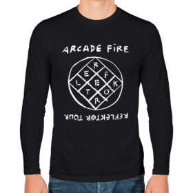 Мужской лонгслив хлопок с принтом Arcade Fire в Санкт-Петербурге, 100% хлопок |  | Тематика изображения на принте: 