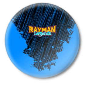 Значок с принтом RAYMAN LEGENDS в Санкт-Петербурге,  металл | круглая форма, металлическая застежка в виде булавки | legends rayman. | rayman | rayman legends | rayman legends ps4 | rayman origins