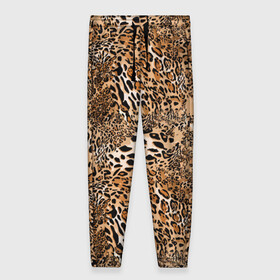 Женские брюки 3D с принтом Леопард в Санкт-Петербурге, полиэстер 100% | прямой крой, два кармана без застежек по бокам, с мягкой трикотажной резинкой на поясе и по низу штанин. В поясе для дополнительного комфорта — широкие завязки | camouflage | cat | disguise | fashion | illustration | jungle | leopard | predator | skin | spots | style | wild | youth | графика | джунгли | дикий | иллюстрация | камуфляж | картинка | кошка | леопард | маскировка | мода | молодежная | пятна | рисунок |