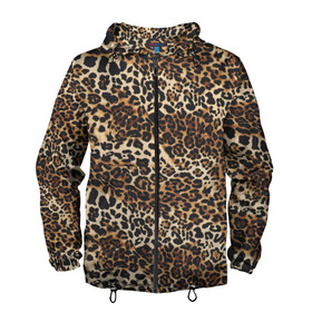 Мужская ветровка 3D с принтом Леопард в Санкт-Петербурге, 100% полиэстер | подол и капюшон оформлены резинкой с фиксаторами, два кармана без застежек по бокам, один потайной карман на груди | camouflage | cat | disguise | fashion | illustration | jungle | leopard | predator | skin | spots | style | wild | youth | графика | джунгли | дикий | иллюстрация | камуфляж | картинка | кошка | леопард | маскировка | мода | молодежная | пятна | рисунок |