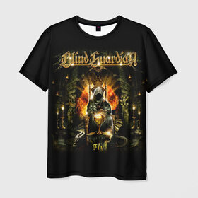 Мужская футболка 3D с принтом Blind Guardian в Санкт-Петербурге, 100% полиэфир | прямой крой, круглый вырез горловины, длина до линии бедер | blind guardian | heavy metal | metal | группа | метал | музыка | пауэр метал | рок | хэви метал
