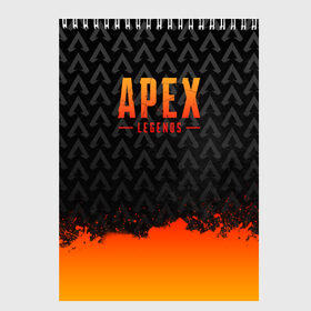 Скетчбук с принтом APEX LEGENDS в Санкт-Петербурге, 100% бумага
 | 48 листов, плотность листов — 100 г/м2, плотность картонной обложки — 250 г/м2. Листы скреплены сверху удобной пружинной спиралью | apex legends | apex legends battle. | apex legends engine | apex legends origin | apex legends игра | titanfall apex legends
