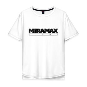 Мужская футболка хлопок Oversize с принтом MIRAMAX FILM в Санкт-Петербурге, 100% хлопок | свободный крой, круглый ворот, “спинка” длиннее передней части | Тематика изображения на принте: miramax film | киностудия | мирамакс | тарантино