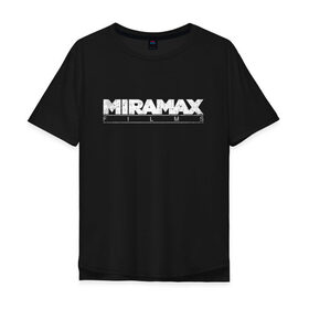 Мужская футболка хлопок Oversize с принтом MIRAMAX FILM_ в Санкт-Петербурге, 100% хлопок | свободный крой, круглый ворот, “спинка” длиннее передней части | Тематика изображения на принте: miramax film | киностудия | мирамакс