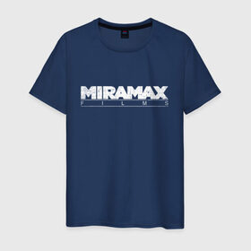 Мужская футболка хлопок с принтом MIRAMAX FILM_ в Санкт-Петербурге, 100% хлопок | прямой крой, круглый вырез горловины, длина до линии бедер, слегка спущенное плечо. | miramax film | киностудия | мирамакс