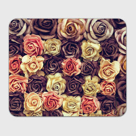 Коврик прямоугольный с принтом Шоколадные розы в Санкт-Петербурге, натуральный каучук | размер 230 х 185 мм; запечатка лицевой стороны | бабушке | девочке | девушке | дочке | желтые цветы | женщине | маме | подруге | природа | розовые цветы | розы | сестре | теще | тюльпаны | цветы