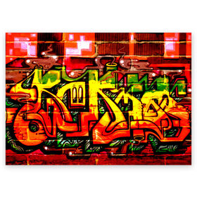 Поздравительная открытка с принтом Граффити в Санкт-Петербурге, 100% бумага | плотность бумаги 280 г/м2, матовая, на обратной стороне линовка и место для марки
 | grafity | paint | street art | urban | город | граффити | искусство | кирпичи | краски | рисунки | стена | улицы | уличное искусство