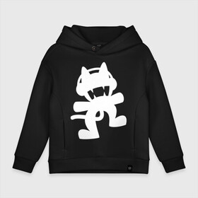 Детское худи Oversize хлопок с принтом Monstercat в Санкт-Петербурге, френч-терри — 70% хлопок, 30% полиэстер. Мягкий теплый начес внутри —100% хлопок | боковые карманы, эластичные манжеты и нижняя кромка, капюшон на магнитной кнопке | monstercat | клуб | клубная музыка | кот | котенок | кошка | лейбл | монстар | монстар кет | монстер | музыка | танцевальная музыка | электронная | электронная музыка