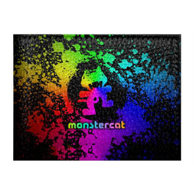 Обложка для студенческого билета с принтом Monstercat в Санкт-Петербурге, натуральная кожа | Размер: 11*8 см; Печать на всей внешней стороне | monstercat | клуб | клубная музыка | кот | котенок | кошка | лейбл | монстар | монстар кет | монстер | музыка | танцевальная музыка | электронная | электронная музыка