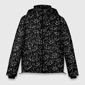 Мужская зимняя куртка 3D с принтом ШТАНЫ MARSHMELLO BLACK | МАРШМЕЛЛО в Санкт-Петербурге, верх — 100% полиэстер; подкладка — 100% полиэстер; утеплитель — 100% полиэстер | длина ниже бедра, свободный силуэт Оверсайз. Есть воротник-стойка, отстегивающийся капюшон и ветрозащитная планка. 

Боковые карманы с листочкой на кнопках и внутренний карман на молнии. | Тематика изображения на принте: dj | marshmello | usa | америка | брюки | клубная музыка | маршмелло | музыка | музыкант | шорты | штаны