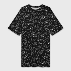 Платье-футболка 3D с принтом ШТАНЫ MARSHMELLO BLACK | МАРШМЕЛЛО в Санкт-Петербурге,  |  | dj | marshmello | usa | америка | брюки | клубная музыка | маршмелло | музыка | музыкант | шорты | штаны