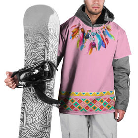 Накидка на куртку 3D с принтом индейское платье в Санкт-Петербурге, 100% полиэстер |  | Тематика изображения на принте: boho | ethno | indians | native american | ttibal | америка | бохо | индейцы | орнамент | перья | трибал | узор | этника