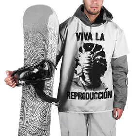 Накидка на куртку 3D с принтом Чужой в Санкт-Петербурге, 100% полиэстер |  | alien | aliens | viva la revolution | xenomorph | ксеноморф | монстры | ужасы | че | че гевара | чегевара | чужие | чужой