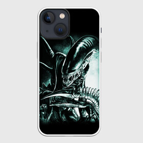 Чехол для iPhone 13 mini с принтом Чужой в Санкт-Петербурге,  |  | alien | aliens | xenomorph | ксеноморф | монстры | ужасы | чужие | чужой