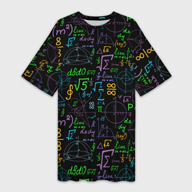 Платье-футболка 3D с принтом Шпаргалка в Санкт-Петербурге,  |  | formulas | geom | mathematics | science | аксиома | геометрический | геометрия | графика | доска | закон | знания | иллюстрация | картинка | математика | мода | наука | рисунок | стиль | теорема | теория | университет