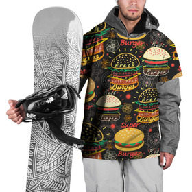 Накидка на куртку 3D с принтом Гамбургеры в Санкт-Петербурге, 100% полиэстер |  | hamburgers | sandwic | булочка | бутерброды | быстрая | гамбургер | гамбургеры | геометрический | графика | еда | зелень | иллюстрация | картинка | кунжут | мода | мясо | надпись | орнамент | рисунок | свежий