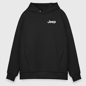 Мужское худи Oversize хлопок с принтом JEEP в Санкт-Петербурге, френч-терри — 70% хлопок, 30% полиэстер. Мягкий теплый начес внутри —100% хлопок | боковые карманы, эластичные манжеты и нижняя кромка, капюшон на магнитной кнопке | auto | jeep | sport | авто | автомобиль | автомобильные | бренд | джип | марка | машины | спорт