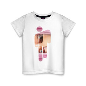 Детская футболка хлопок с принтом Billie Eilish Style в Санкт-Петербурге, 100% хлопок | круглый вырез горловины, полуприлегающий силуэт, длина до линии бедер | billie eilish | lovely | music | ocean eyes | pop | билли айлиш | девушка | музыка | океан | поп | эйлиш | элиш