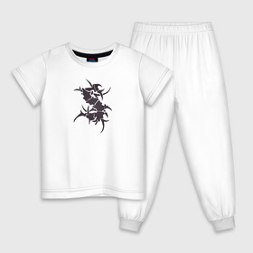 Детская пижама хлопок с принтом Sepultura в Санкт-Петербурге, 100% хлопок |  брюки и футболка прямого кроя, без карманов, на брюках мягкая резинка на поясе и по низу штанин
 | alternative | death | groove thrash | sepultura | thrash