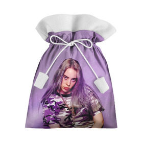 Подарочный 3D мешок с принтом Billie Eilish в Санкт-Петербурге, 100% полиэстер | Размер: 29*39 см | billie eilish | lovely | music | ocean eyes | pop | билли айлиш | девушка | музыка | океан | поп | эйлиш | элиш
